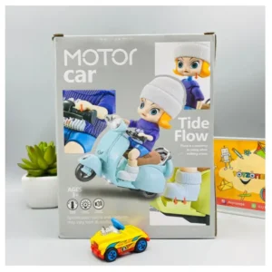 Electric Musical Tide Flow Motor Car Stunt Scooter Toys