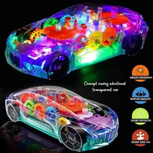 Transparent Racing Car Toy for Kids