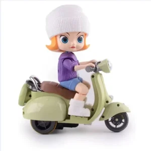 Electric Musical Tide Flow Motor Car Stunt Scooter Toys